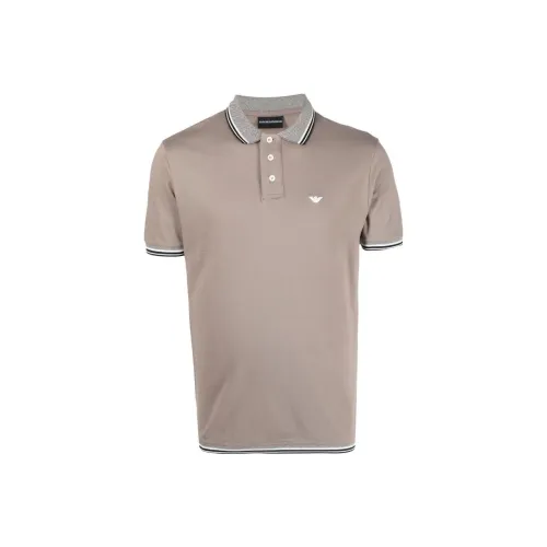 EMPORIO ARMANI SS23 Polo Shirt Men's Brown