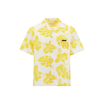 PRADA Shirts Men Yellow