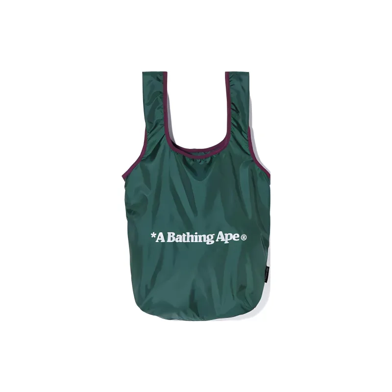 A BATHING APE Polyester Practical Handbag Regular Men's Green-1