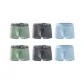 6 Pack (Dark Gray 2+Sky Blue 2+Mint Green 2)