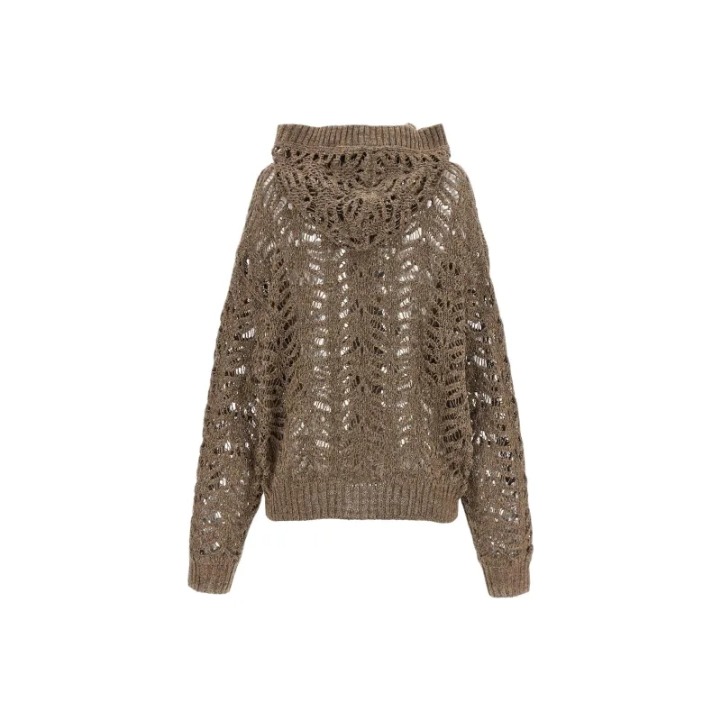 Brunello Cucinelli V Neck Buttoned Cardigan-1