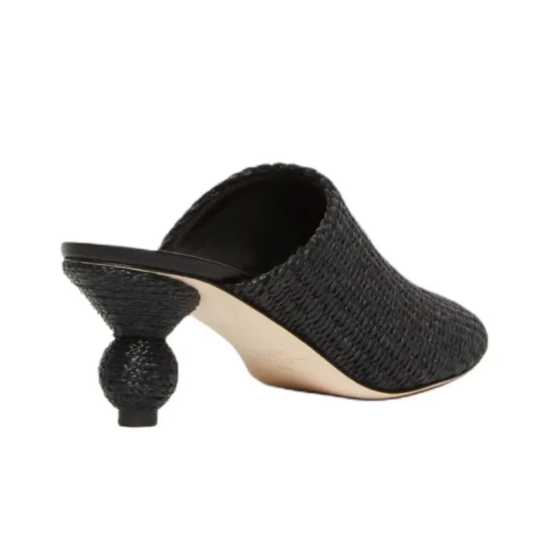 WEEKEND MaxMara Closed Toe Slippers 5.5cm Women's Black-3