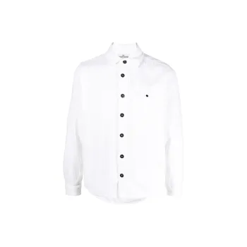 STONE ISLAND Shirts Men White