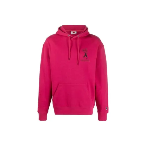 Ice Cream Logo Print Cotton Hoodie