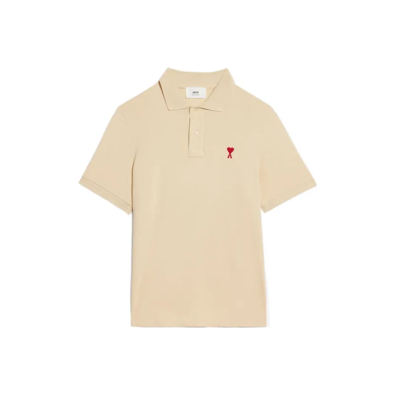 Ami Adc Red Heart Organic Polo-0