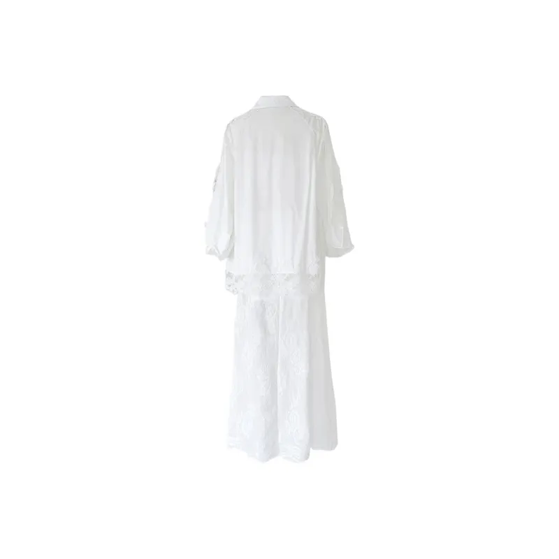 Icicofficial Skirt Set Women's White-1