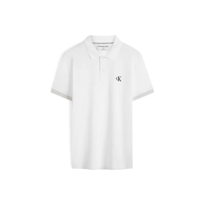 CALVIN KLEIN Polo Shirt Men's White-0