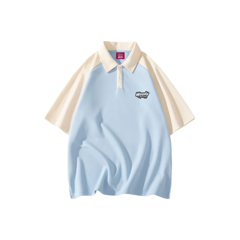 Disney Polo Shirt Unisex Beige Apricot/Khaki-10