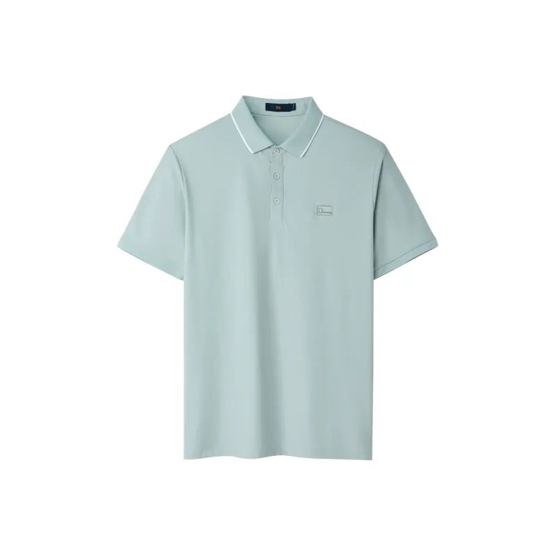 HLA Polo Shirts Men Pea Green 55-0