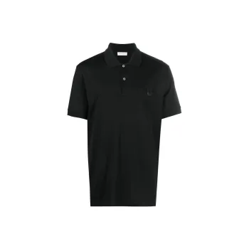 Alexander McQueen Polo Shirts Men Black