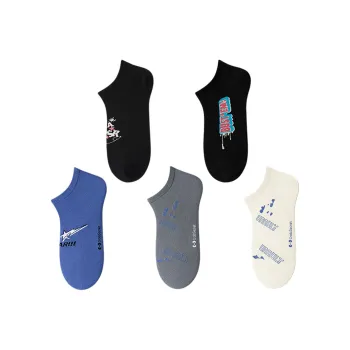 Crabsecret No Show Socks Men's 5 Pack