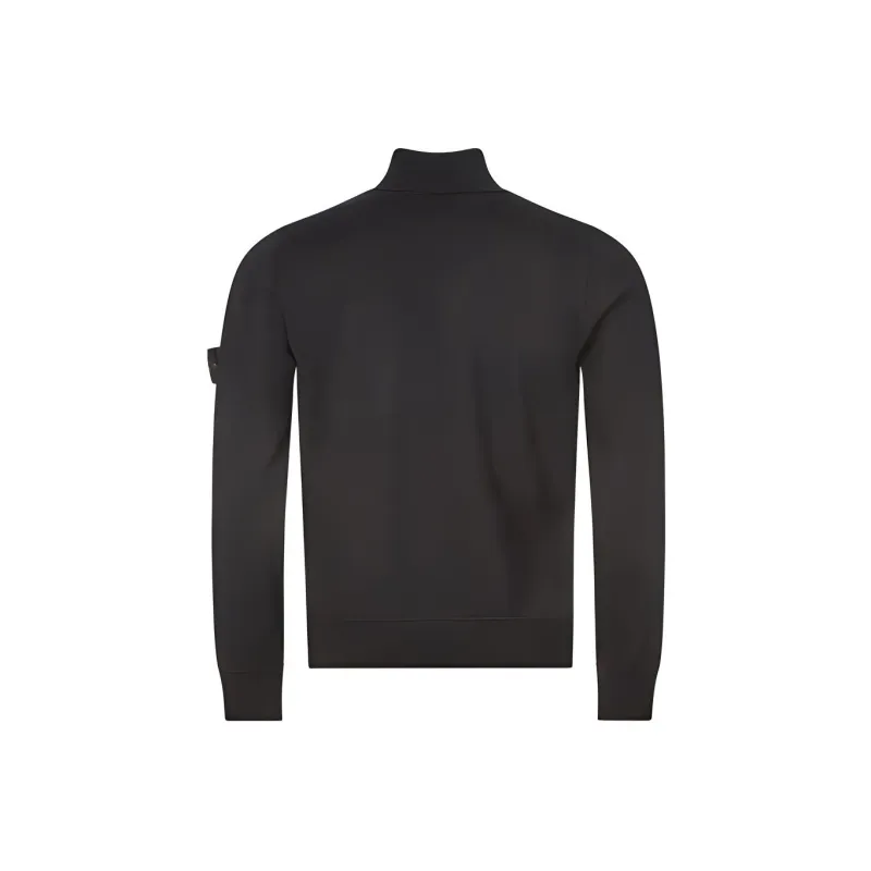 STONE ISLAND Logo Patch Roll Neck Jumper-1