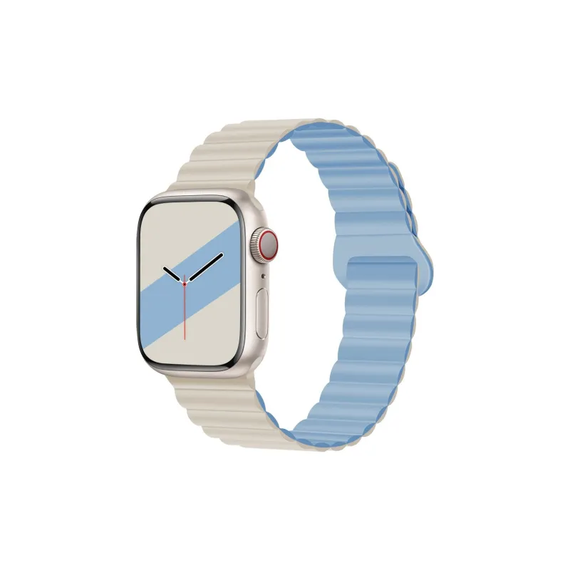 DUALMM Apple Compatibility Watch Band 225 255mm Silicone Material-2