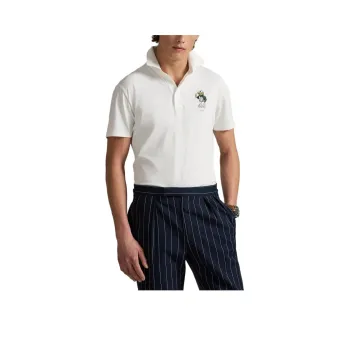 Ralph Lauren Polo Shirt Men's Porcelain White