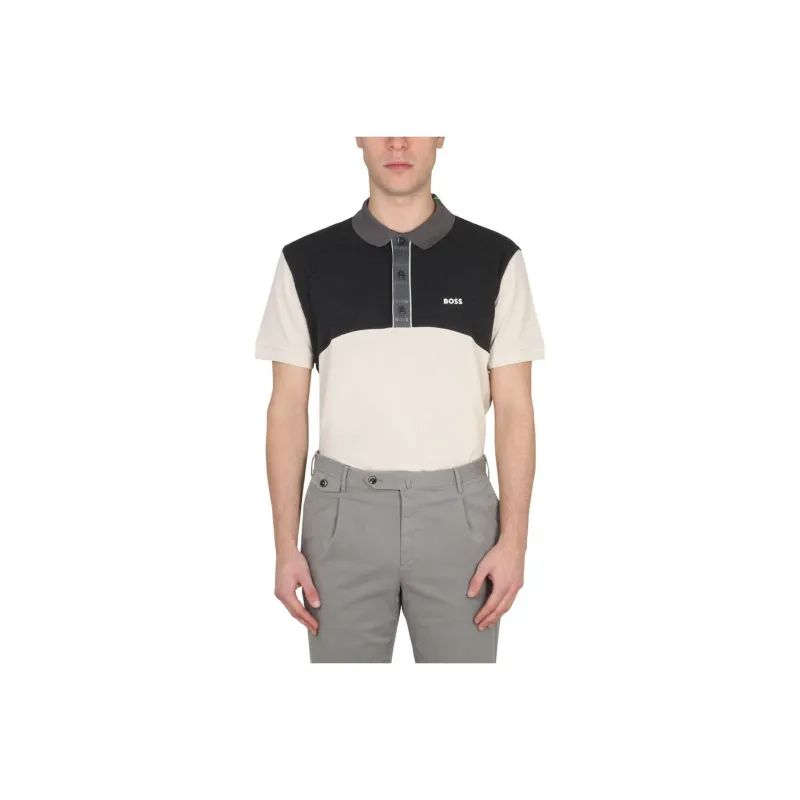 HUGO BOSS Color Blocked Polo Shirt-0