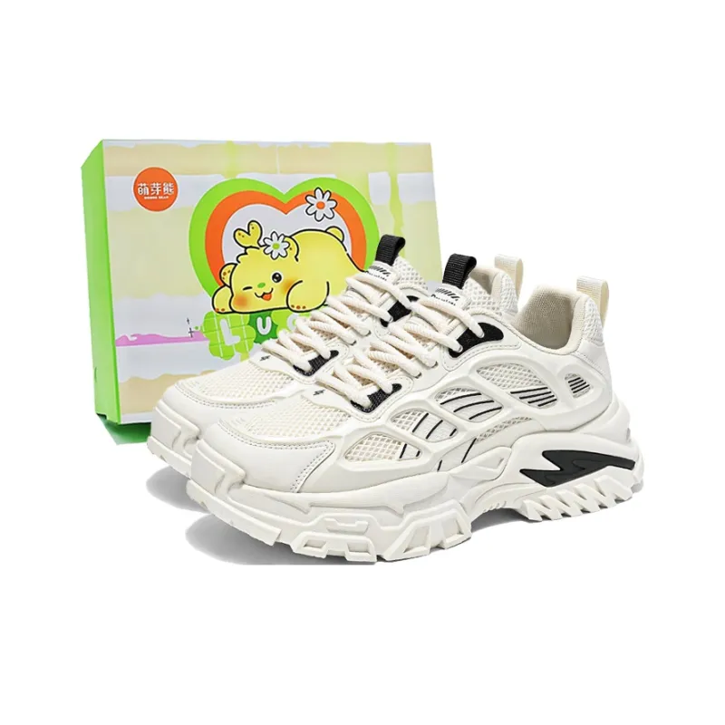 Budding Bear Anti-Slip And Wear-Resistant Lightweight Height Increasing Low-Top Chunky Sneakers Men's-14