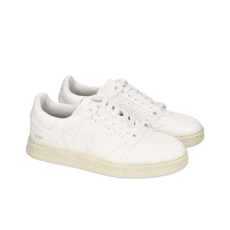 PREMIATA Quinn Low Top Skateboard Shoes Women's White-3