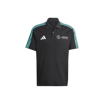 Adidas x MERCEDES AMG PETRONAS F1 TEAM SS25 Polo Shirt Men's Black