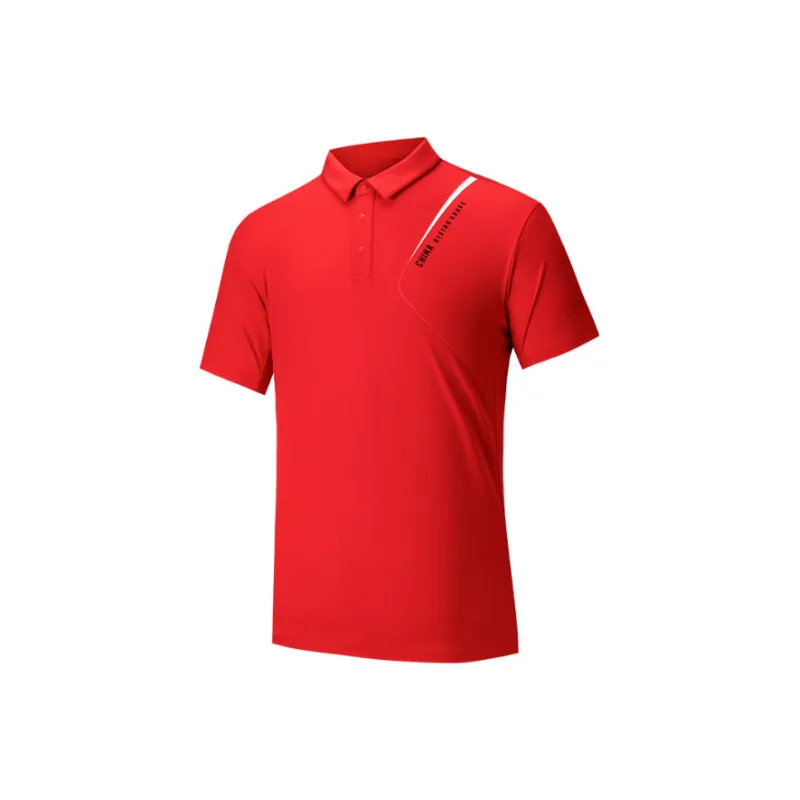 Anta Variety Training Collection Polo Shirt Men's Classic Red-0