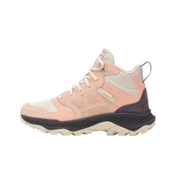 MERRELL Tempo Sol Cushioning Slip Resistant Mid Top Hiking Shoes Women's Pink Salt