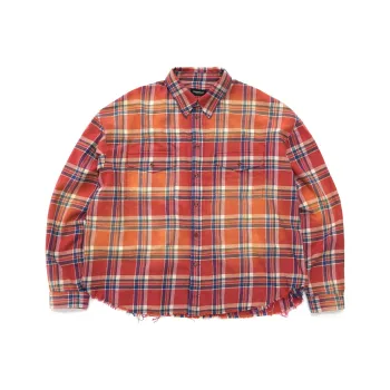 FARFROMWHAT FW24 FW24 Shirt Men's Orange Red