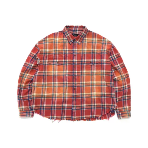 FARFROMWHAT FW24 FW24 Shirt Men's Orange Red