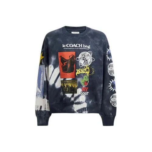 COACH SS24 Sweatshirt Men's Blue