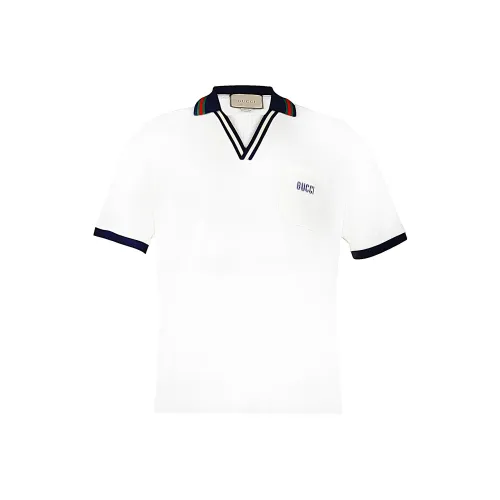 GUCCI Polo Shirts Men White