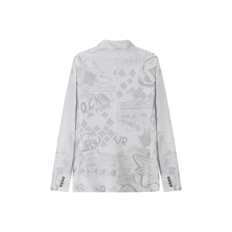 JOHN RICHMOND SS25 Business Suit Men's Raw White-1
