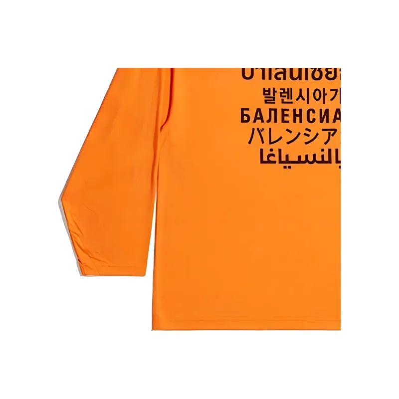 Balenciaga Languages Longsleeve T Shirt-2