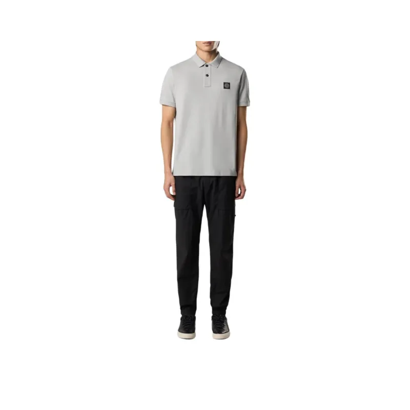 STONE ISLAND Logo patch Polo Shirt-1