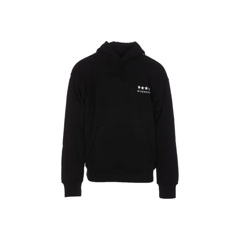 Givenchy Logo Embroidered Drawstring Hoodie-0