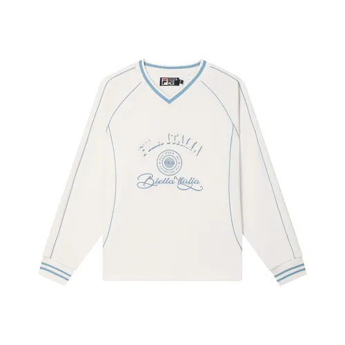 FILA Sweatshirts Men Steam White