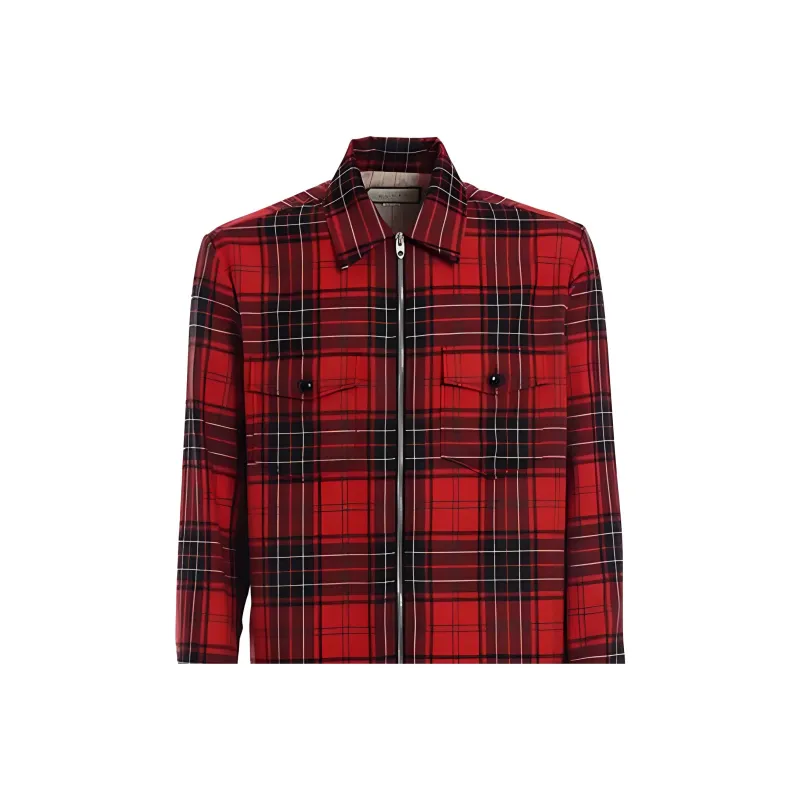 GUCCI Shirts Men Red-2
