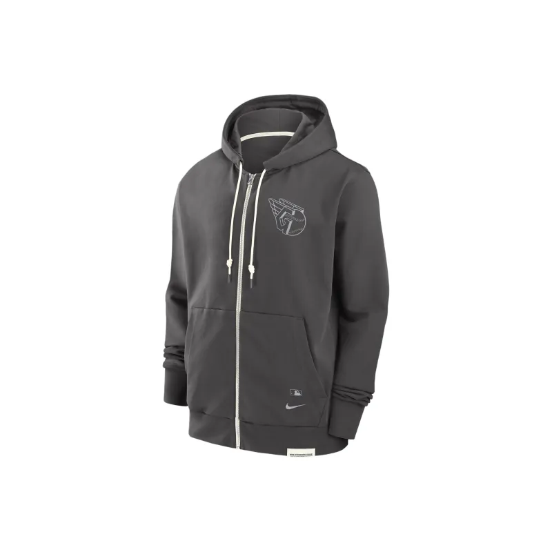 Nike MLB Collaboration Cleveland Guardians Travel Player Sweatshirt Cleveland Guardians Men's Gray-0