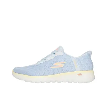 Skechers GO WALK Joy Low Top Casual Shoes Women's Light Blue