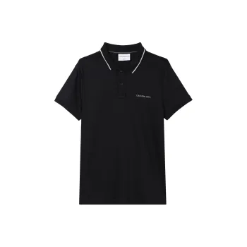 CALVIN KLEIN Polo Shirt Men's Black
