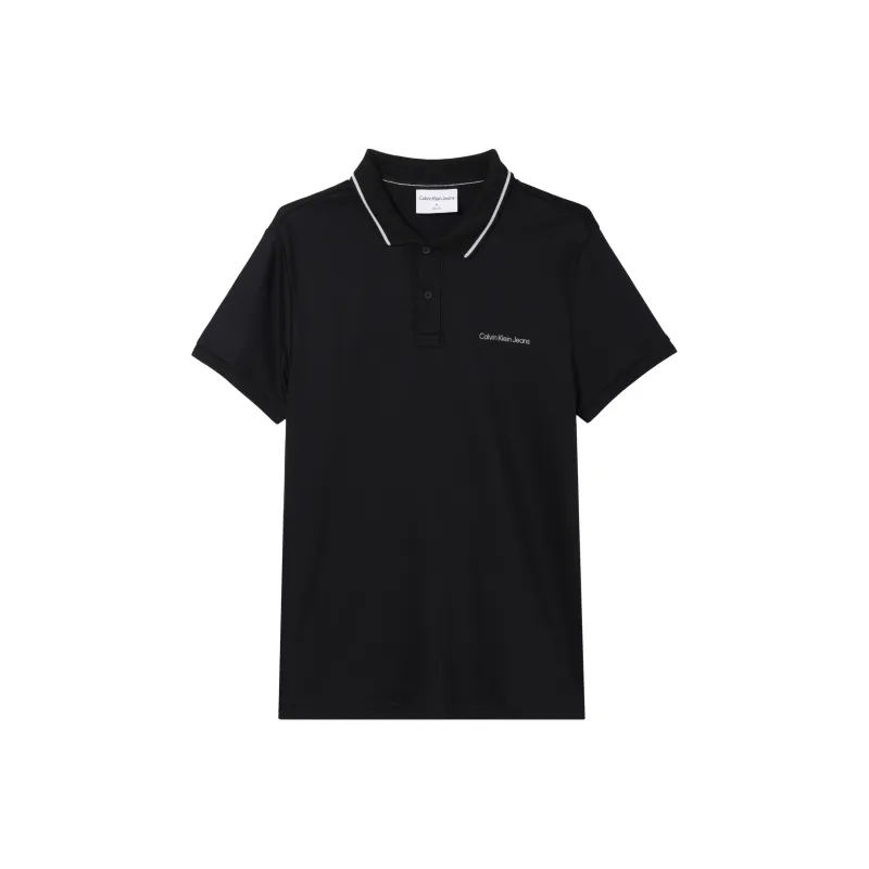 CALVIN KLEIN Polo Shirt Men's Black-0