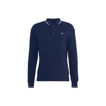 BARBOUR Polo Shirt Men's Classic Navy Blue