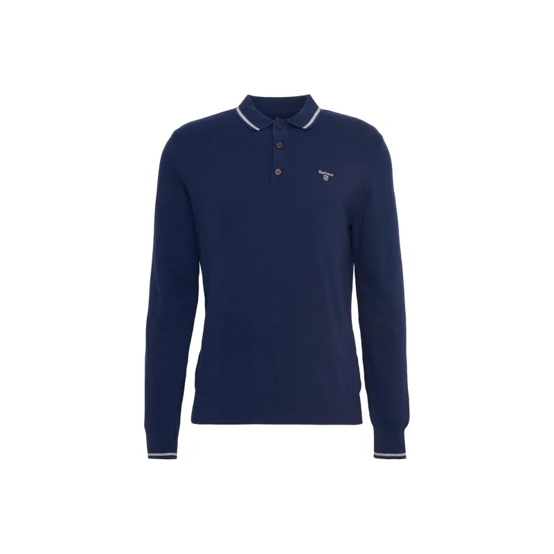 BARBOUR Polo Shirt Men's Classic Navy Blue-0