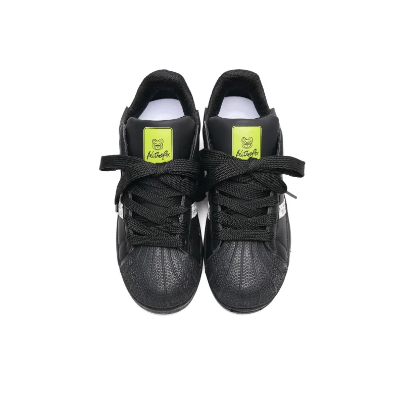 ALI THE FOX Slip Resistant, Abrasion Resistant, Lightweight, Breathable Low Top Skateboard Shoes Unisex-28