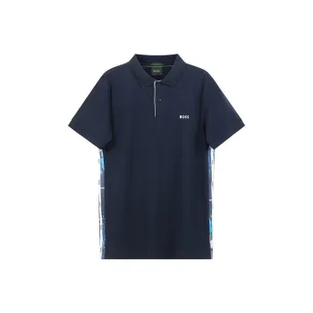 HUGO BOSS Polo Shirts Men Dark Blue