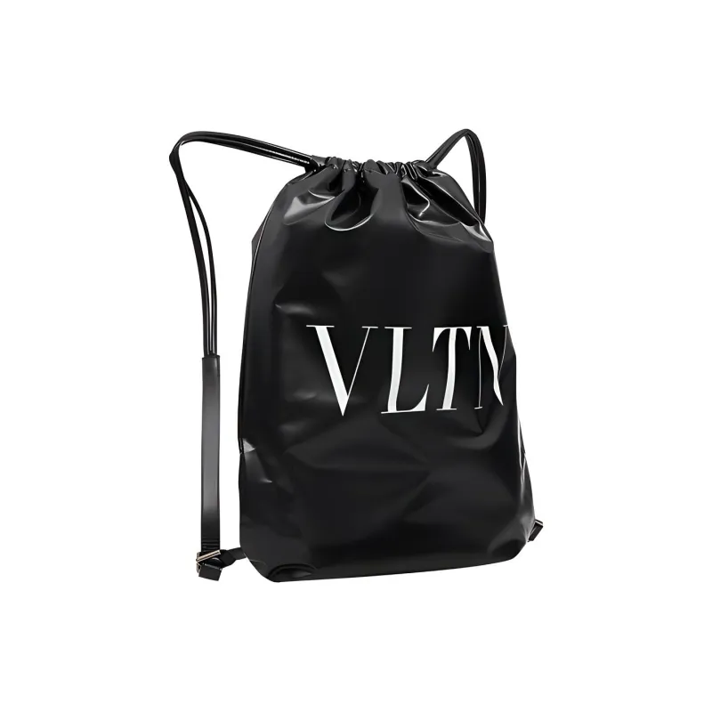 Valentino VLTN Calfskin Backpack Men's Black-1