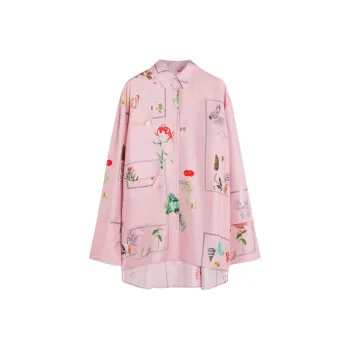 Lanvin SS23 BOTANICA Shirts Unisex Pink