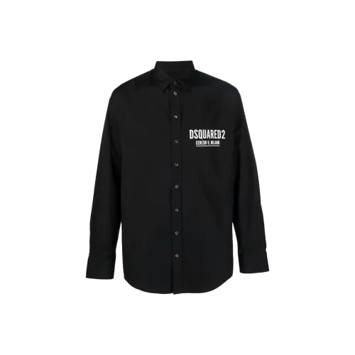 DSQUARED 2 Logo Printed Button Up Shirt