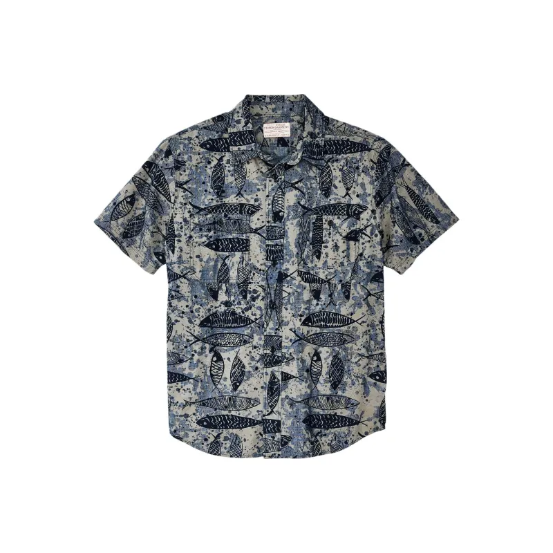 Filson FW24 Shirt Men's Fish-Scale Pattern-0