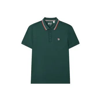 FILA Polo Shirt Men's Dark Forest Green