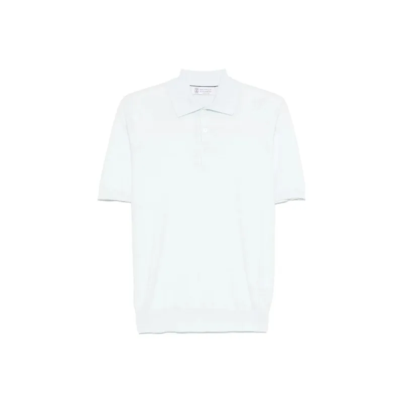 Brunello Cucinelli Short Sleeved Buttoned Polo Shirt-0