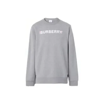 Burberry Logo Print Cotton Sweatshirt