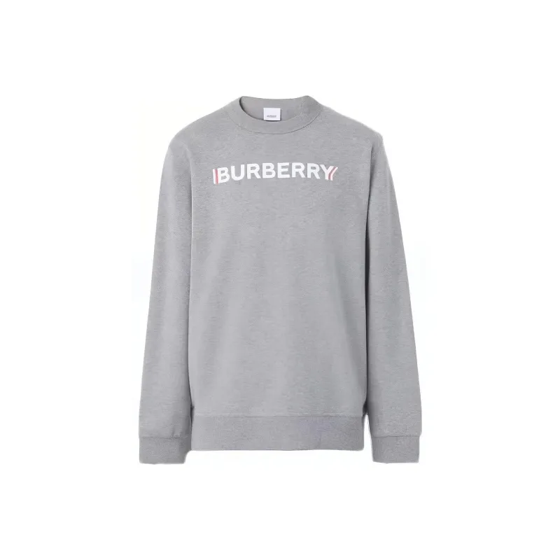 Burberry Logo Print Cotton Sweatshirt-0